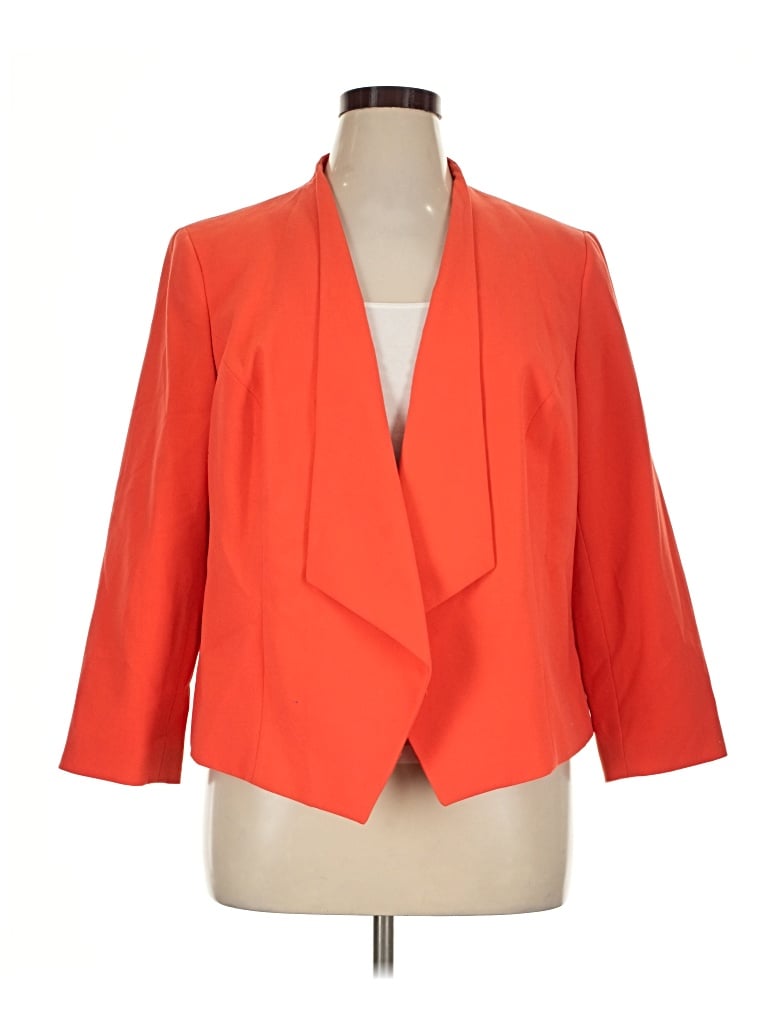 Pre-owned Nine West Blazer Jacket In Orange