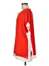 Peter Nygard 100% Polyester Color Block Orange Short Sleeve Blouse Size 8 - photo 5