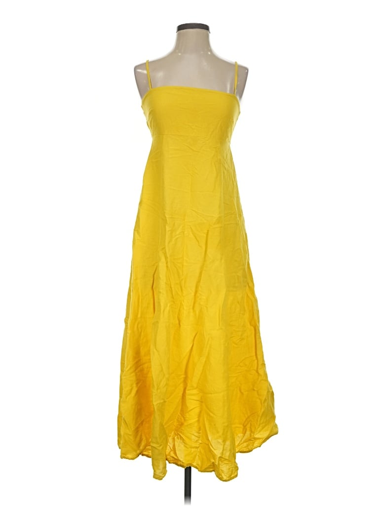 Pre-owned Oysho Casual Dress In Yellow