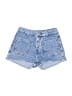 Zara Blue Denim Shorts Size 7 - photo 1