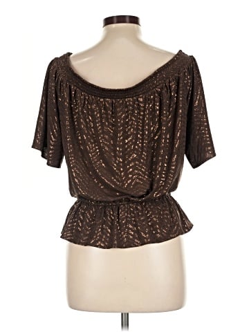 White House Black Market Short Sleeve Blouse (view 2)