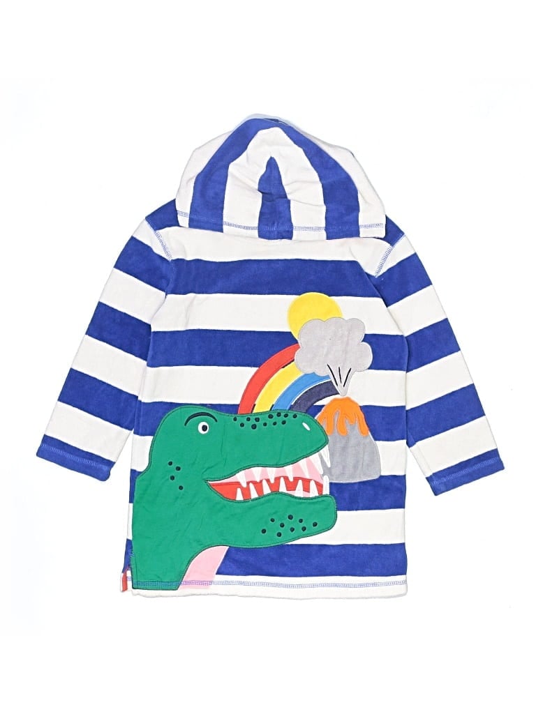 Pre-owned Mini Boden Kids' Pullover Hoodie In Blue
