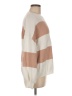 Dreamers Stripes Tan Pullover Sweater Size M - photo 4