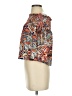 Glam Paisley Orange 3/4 Sleeve Blouse Size S - photo 5