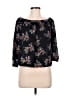 Atmosphere Black 3/4 Sleeve Blouse Size 10 - photo 1
