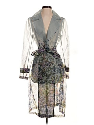 White House Black Market Trenchcoat (view 1)