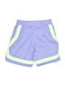 Nike 100% Polyester Color Block Purple Athletic Shorts Size L (kids) - photo 2