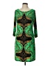 Forever Print Green Cocktail Dress Size L - photo 1