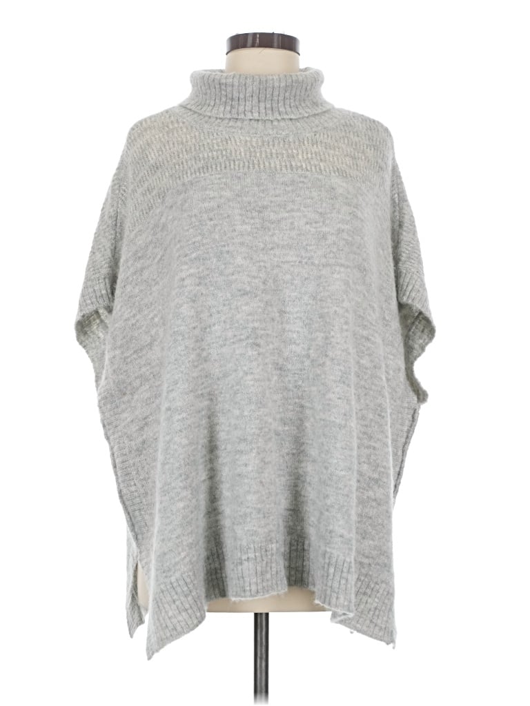 Pre-owned Dylan Poncho In Gray