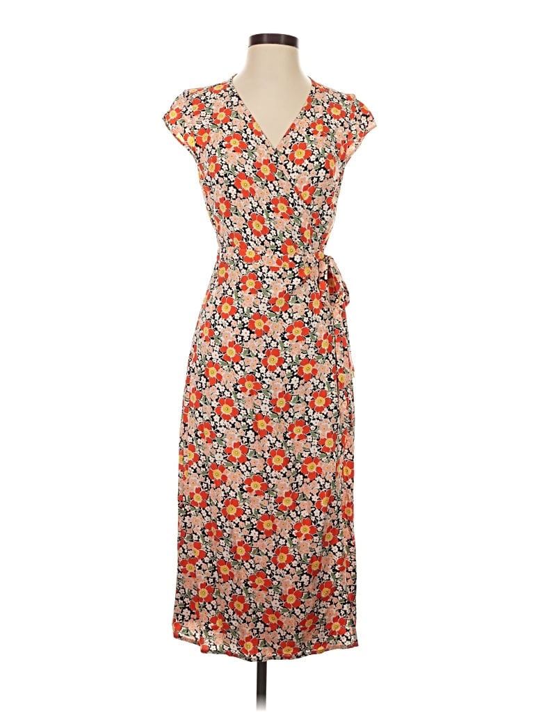 Pre-owned J.crew Mercantile Casual Dress In Orange
