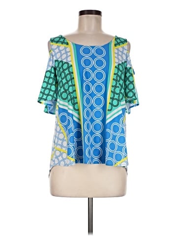 Kaari Blue Sleeveless T-Shirt (view 1)