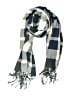 Plush Checkered-gingham Gray Scarf One size - photo 1