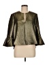BCBGMAXAZRIA Metallic Gold 3/4 Sleeve Blouse Size M - photo 1