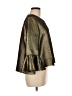 BCBGMAXAZRIA Metallic Gold 3/4 Sleeve Blouse Size M - photo 4