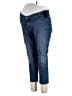 Gap - Maternity Chevron-herringbone Blue Jeans Size 33 waist - photo 1