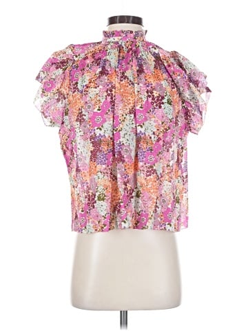 Birds of Paradis by Trovata Short Sleeve Blouse (view 1)