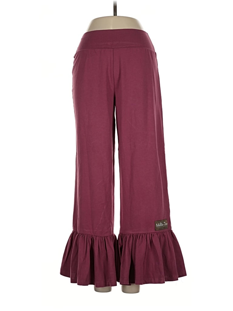 Pre-owned Matilda Jane Casual Pants In Burgundy