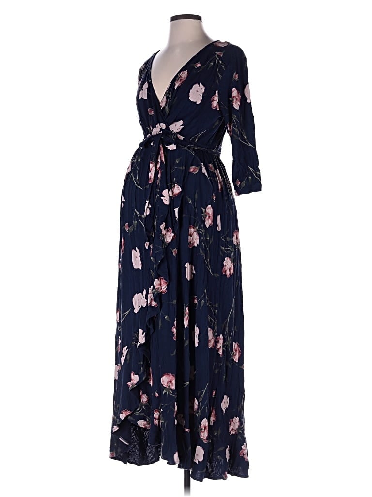 Pre-owned Isabel Maternity Casual Dress In Blue