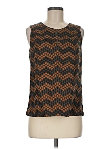 Tory Burch Sleeveless Silk Top (view 1)