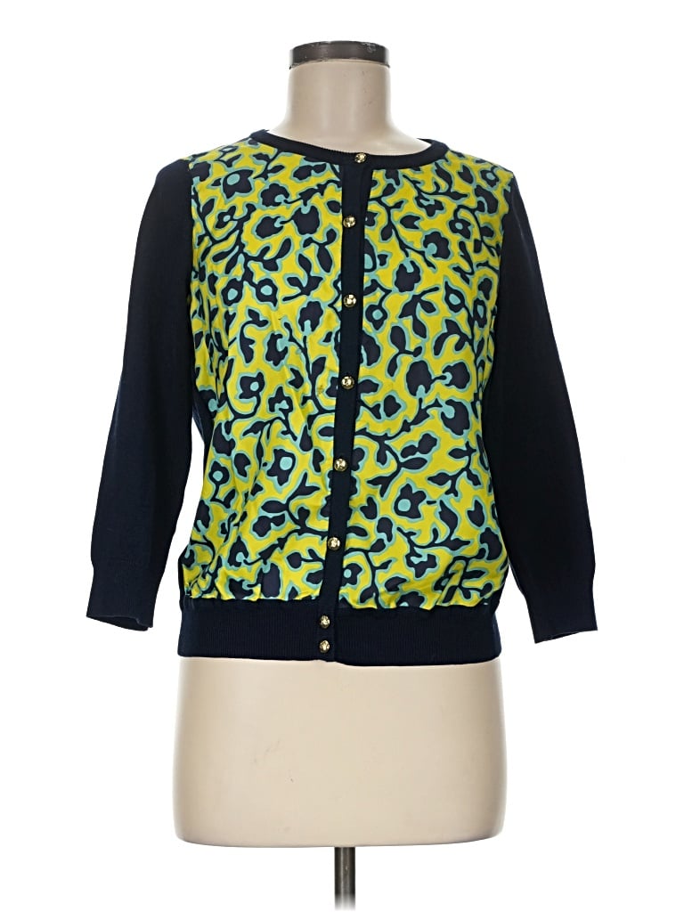 Pre-owned Draper James Cardigan Sweater In Blue
