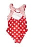Disney Polka Dots Red One Piece Swimsuit Size 2T - photo 2