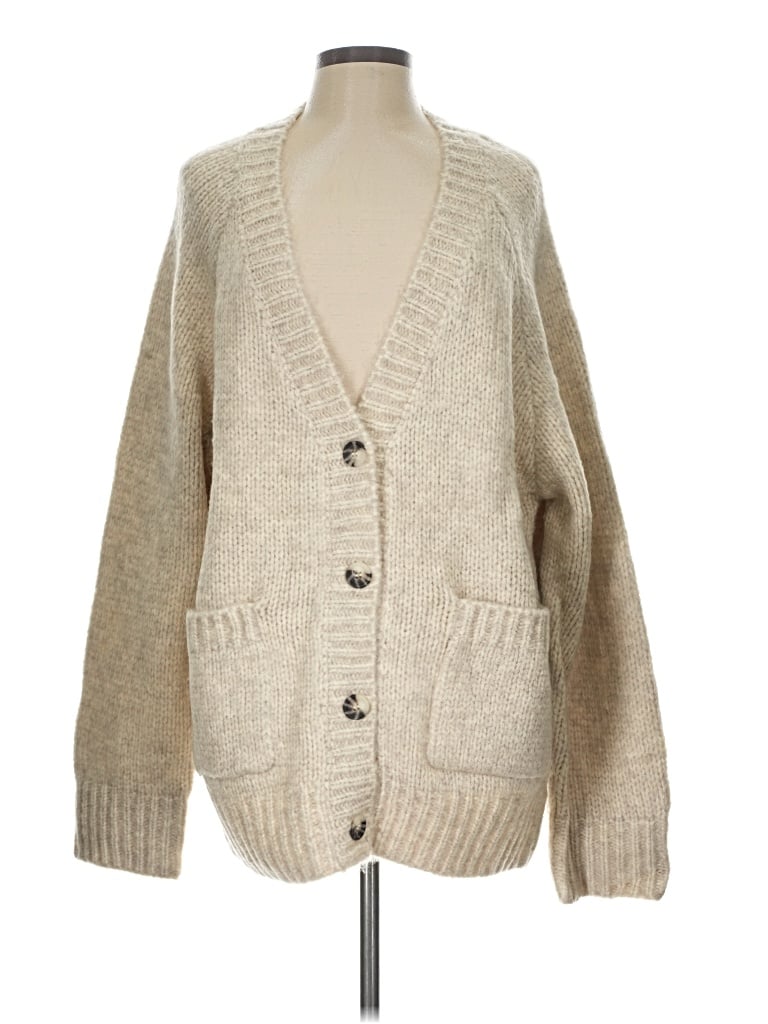 Pre-owned Rumored Cardigan Sweater In Tan