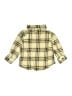 Old Navy 100% Cotton Yellow Long Sleeve Button-Down Shirt Size 18-24 mo - photo 2