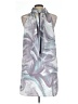 A New Day 100% Polyester Graphic Silver Cocktail Dress Size L - photo 2