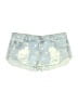 Minkpink Stars Blue Denim Shorts Size L - photo 1