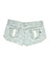 Minkpink Stars Blue Denim Shorts Size L - photo 2