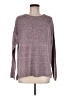 Pulse 100% Polyester Tweed Burgundy Pullover Sweater Size M - photo 1