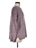 Pulse 100% Polyester Tweed Burgundy Pullover Sweater Size M - photo 4