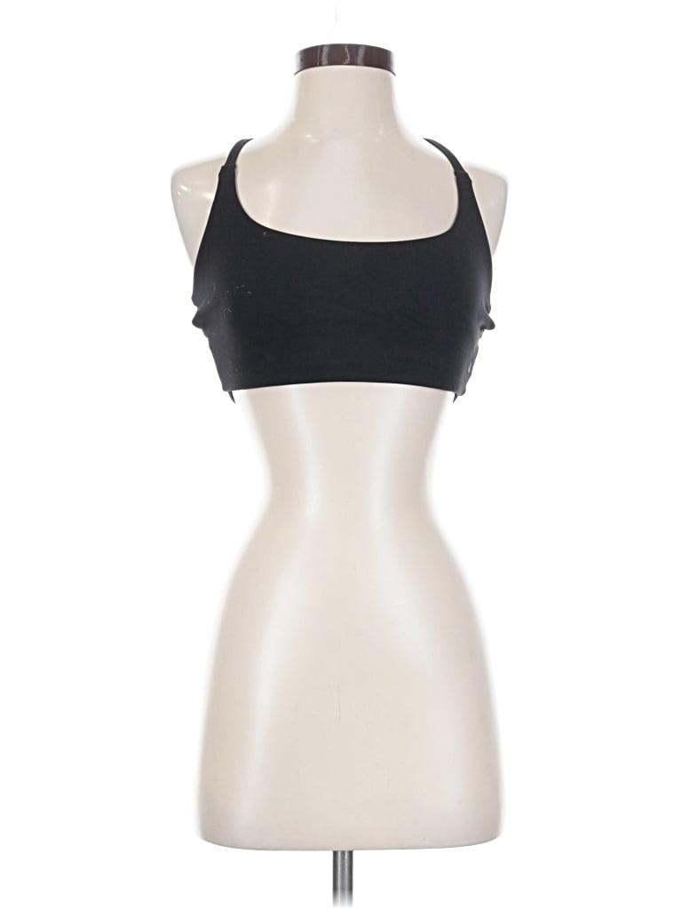 Pre-owned Vitality Tank Top Black Halter Neckline Tops