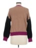 Express Color Block Brown Pullover Sweater Size M - photo 2