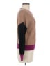 Express Color Block Brown Pullover Sweater Size M - photo 4