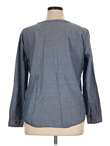 Faded Glory Long Sleeve Blouse (view 2)
