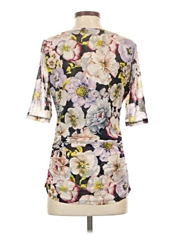 White House Black Market Short Sleeve Blouse (view 2)