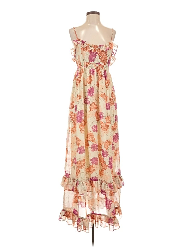 Pre-owned Elle Casual Dress In Tan