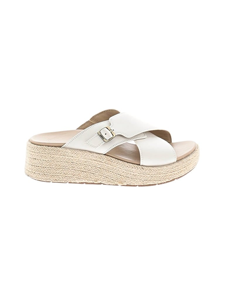 Pre-owned Abeo Wedges In White