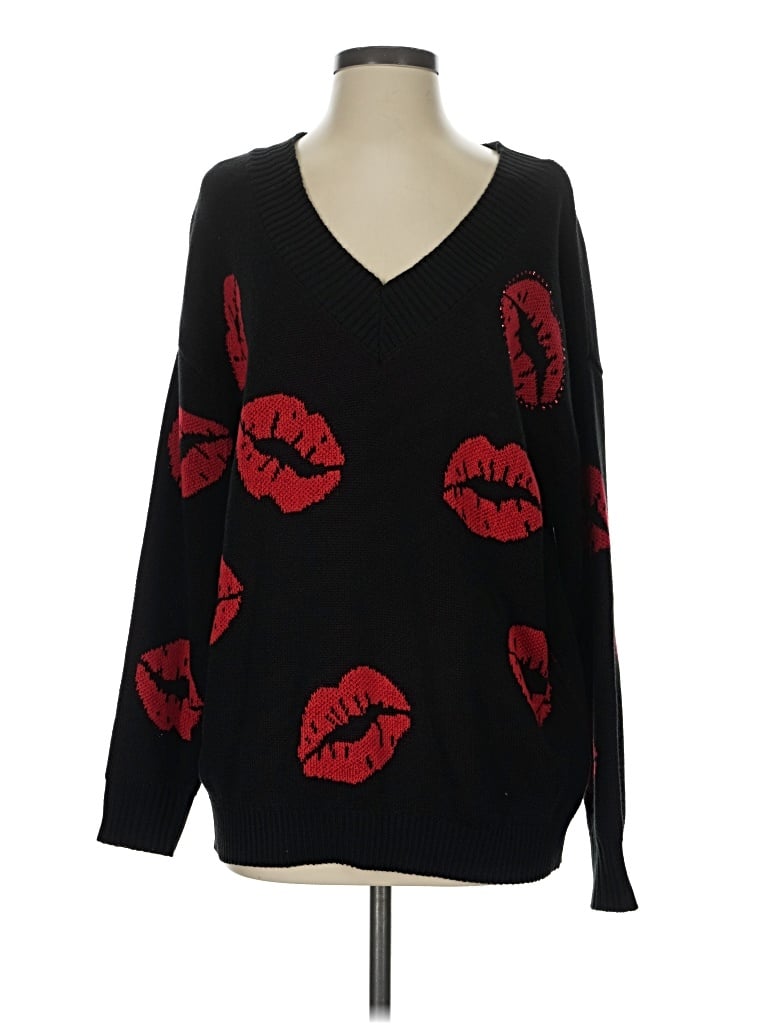 Pre-owned Madden Nyc Pullover Sweater In Black