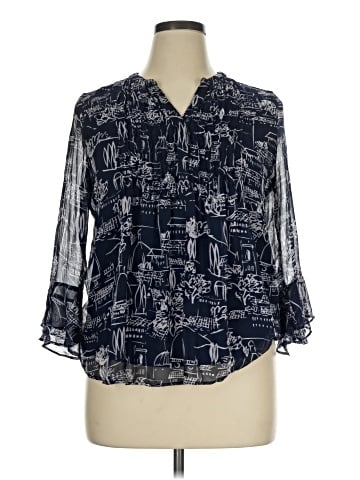 Charter Club 3/4 Sleeve Blouse (view 1)