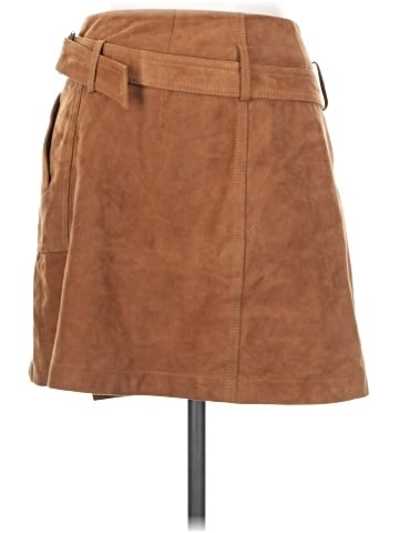 Olivia Palermo x Chelsea 28 Leather Skirt (view 2)