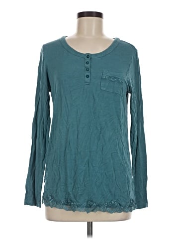 Alfani Essentials Long Sleeve Henley (view 1)