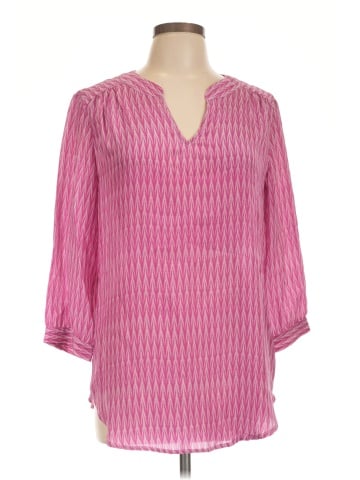 Ellie Kai 3/4 Sleeve Silk Top (view 1)