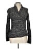 Christopher & Banks Metallic Gray Pullover Sweater Size L - photo 1