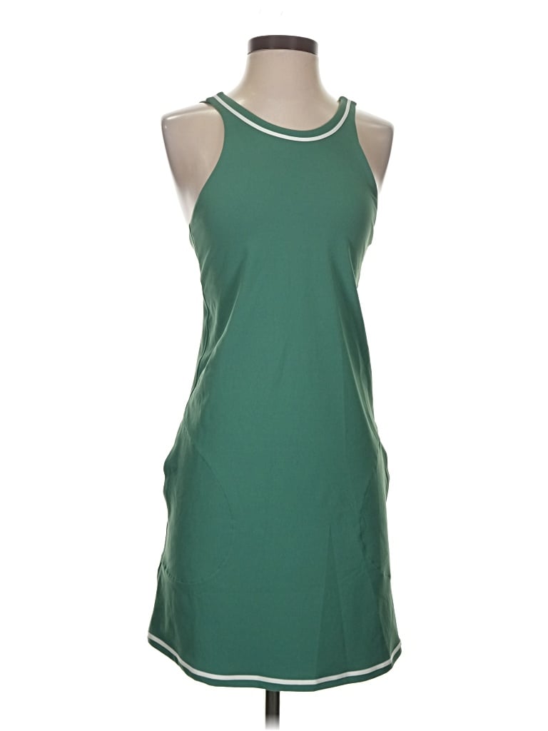 Pre-owned Vuori Casual Dress In Green