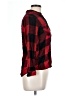 Maison Jules 100% Rayon Plaid Red Long Sleeve Button-Down Shirt Size L - photo 4
