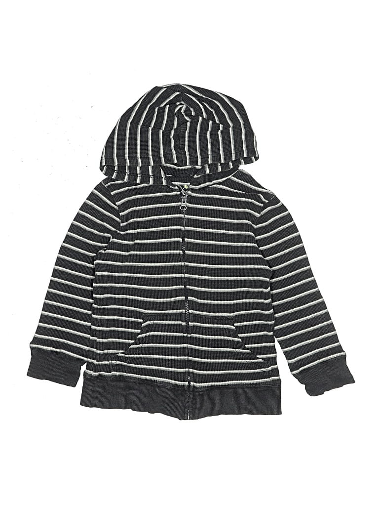 Pre-owned Jumping Beans Kids' Zip Up Hoodie In Gray