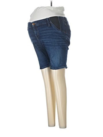 Isabel Maternity Denim Shorts (view 1)