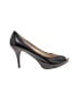 Nine West 100% Leather Black Heels Size 8 1/2 - photo 1